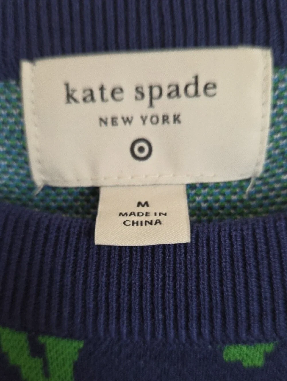 kate spade x Target Blue Floral Sweater
